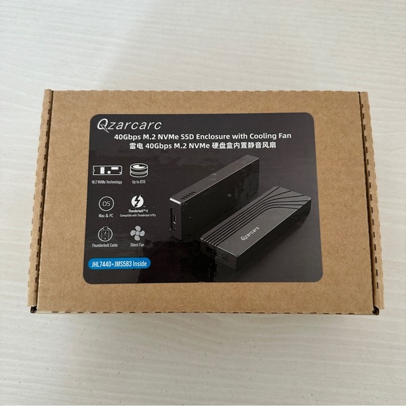 40Gbps M.2 SSD Enclosure, 2280/8TB Compatible with Thunderbolt /USB Port - Picture 11 of 14